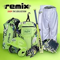 Vista 7 de Rawlings REMIX T-Ball & Youth Béisbol y Softbol Serie Mochila Bolsa Verde