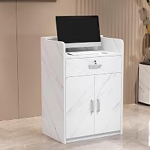 Reception Desk with Counter, Checkout Counter, Mostradores para Negocio, Office Reception Desk, for Reception Room Beauty Salon