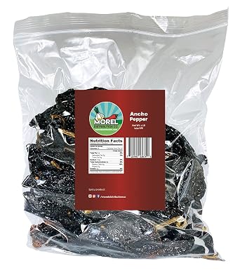 Dried Ancho Chile Peppers, Chili Ancho 4 oz, 8 oz and 1 lb 1 LB