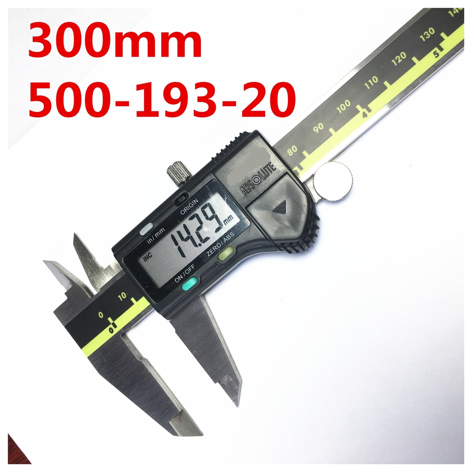 Pied à Coulisse numérique Vernier Caliper 500-196-20 Pied à Coulisse Vernier 6 Pouces 0-150 mm Outil de Mesure électronique en Acier Inoxydable (150 mm 500-196-20) (300 mm 500)