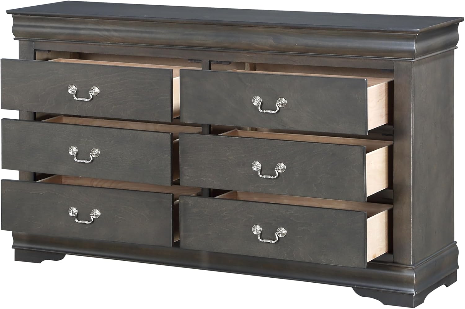 Acme Louis Philippe Dresser in Dark Gray