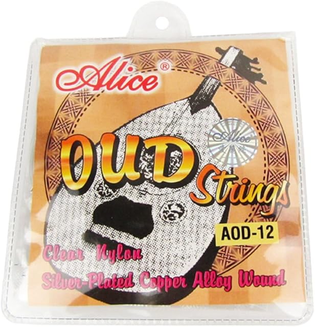 Musiclily Alice Nylon & Silver-Plated Wound 12 String Oud Strings Set
