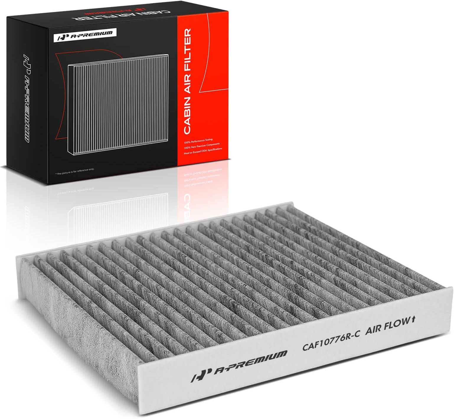 Cabin Air Filter with Activated Carbon Compatible with Kia Soul 2010 2011 2012 2013, Replace# 971332K000