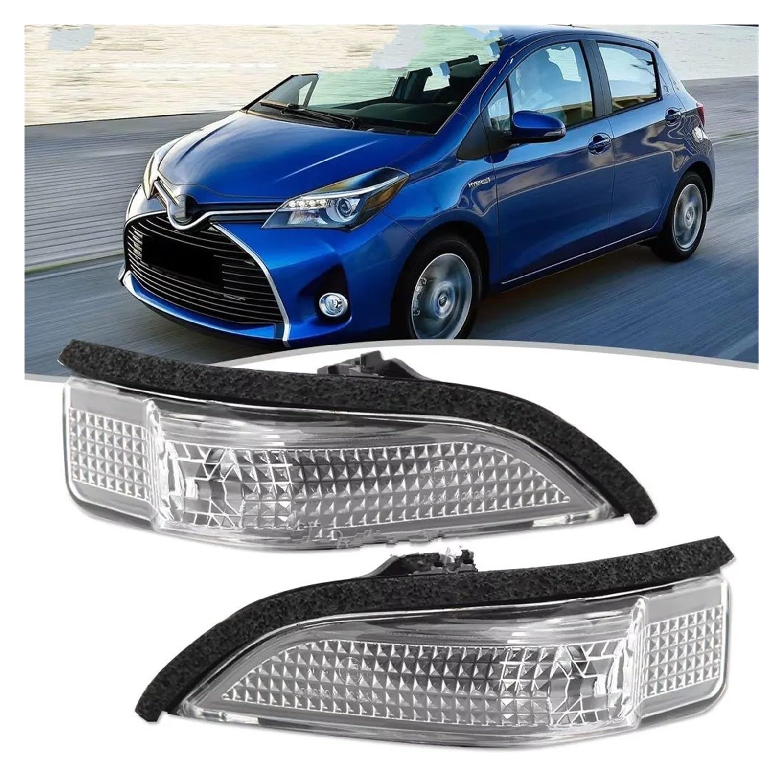 Per Toyota Per Yaris 2011 2012 2013 2014 2015-2019 Indicatore Di Direzione Specchietto Retrovisore Laterale Senza Lampadina Specchietto Laterale Indicatori Direzione(Destra)