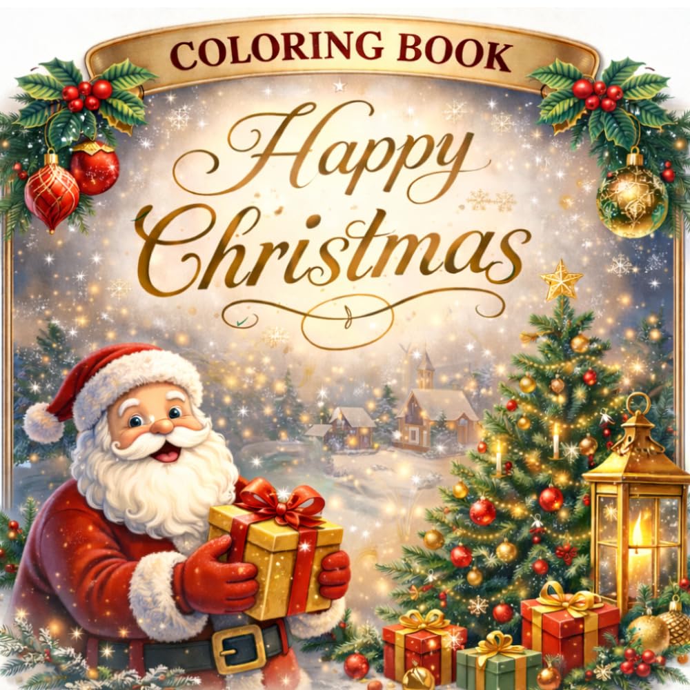 Christmas Coloring Book Santa Claus Father Christmas: Christmas Coloring Book For Children