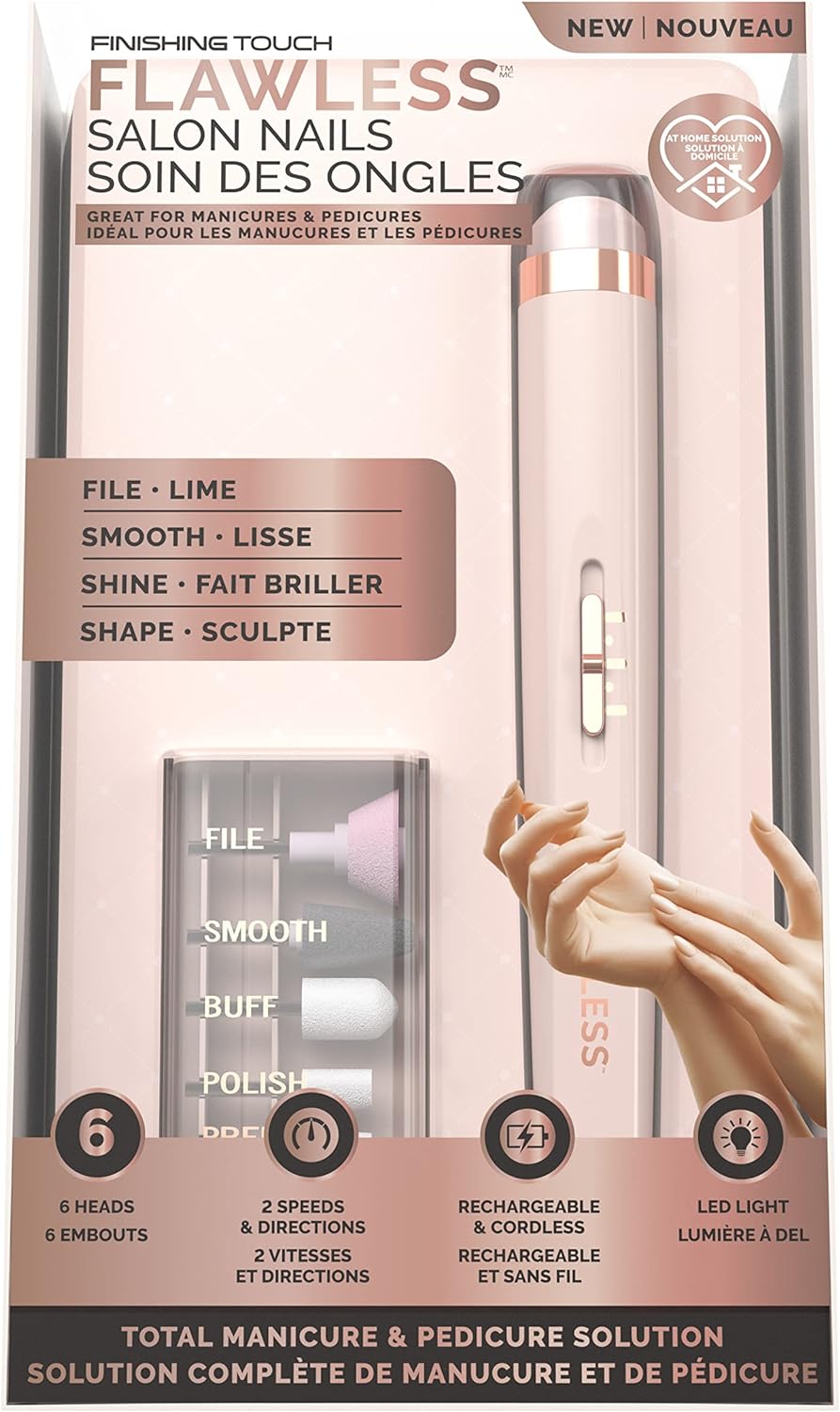 Finishing Touch Flawless Salon Nails Total Manicure & Pedicure