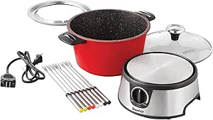 Starfrit The Rock Electric Fondue 13-Piece Set - 3L Capacity
