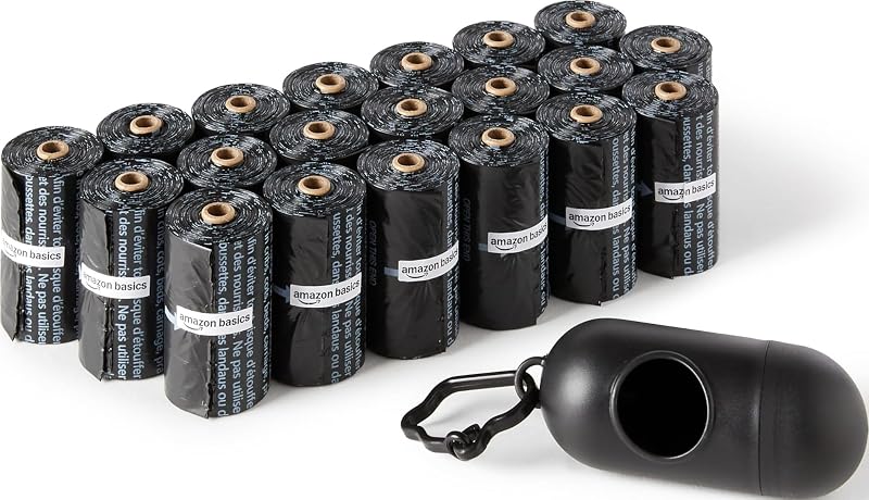 Amazon Basics Dog Poop Bags with Dispenser