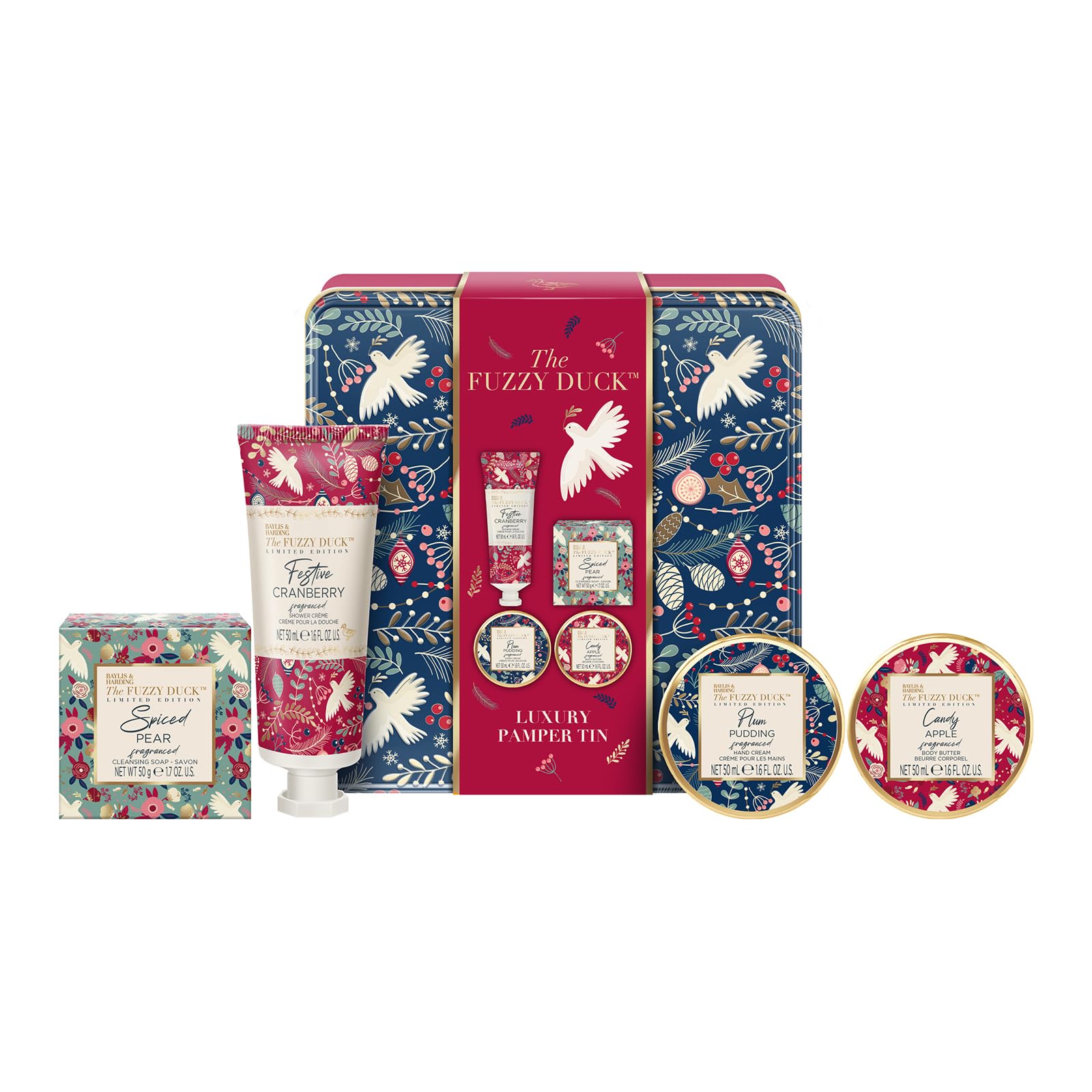 Baylis & HardingThe Fuzzy Duck Winter Wonderland Luxury Pamper Tin Gift Set - Vegan Friendly (Pack of 1)