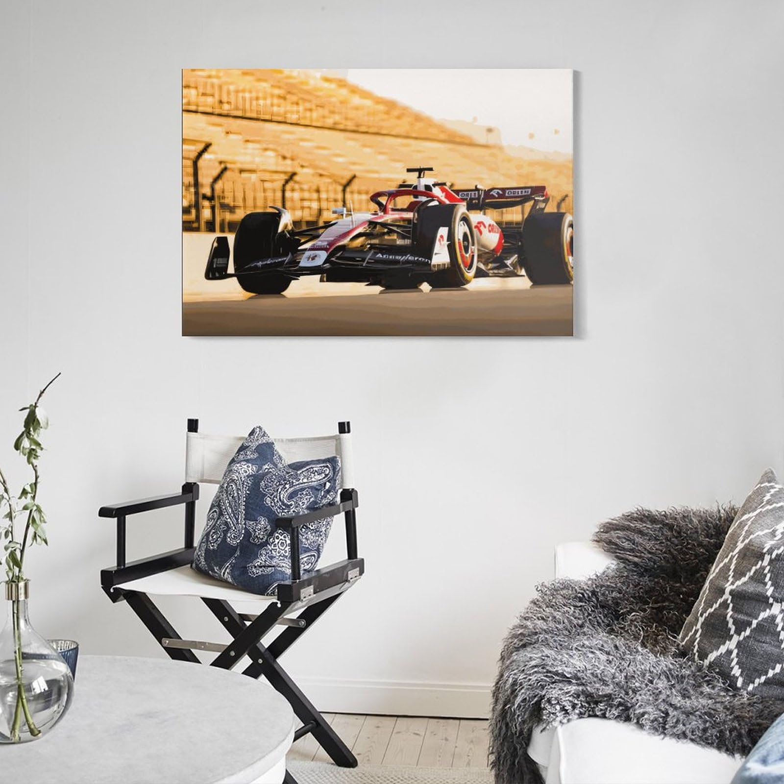 aaaaab F1 plakaty wyścigowe druk artystyczny obraz na ścianę zdjęcie farba plakat wiszący obraz rodzina dekoracje materiały dekoracyjne do domu impreza artykuły dekoracyjne 20 x 30 cali (50 x 75 cm)