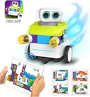 Vista 9 de BOTZEES Classic Plus - Robots de codificación para niños, robot de control remoto, 8 en 1 AR STEM juguetes para niños de más de 4 años