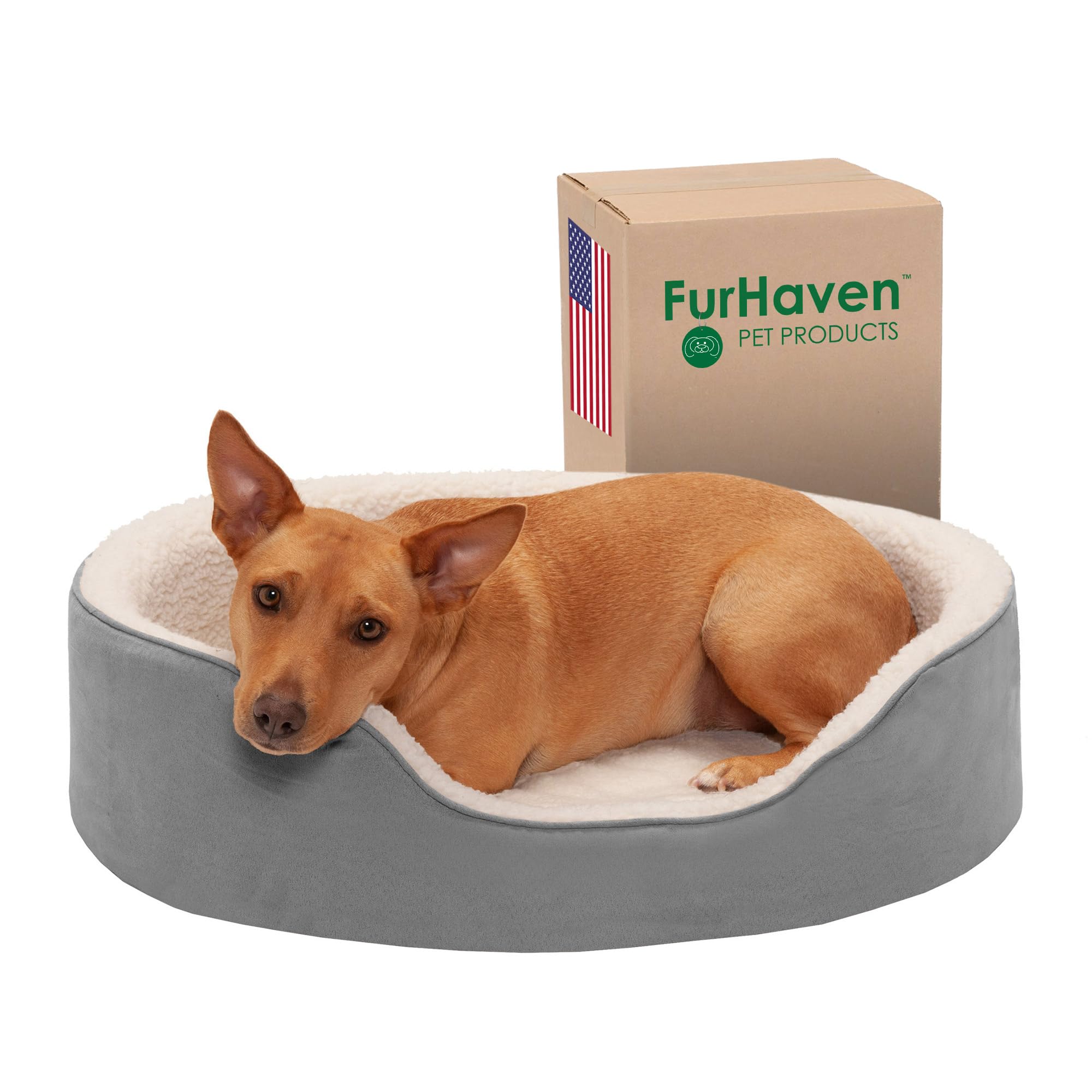 Orthopedic Dog Bed for Large/Medium Dogs w/ Removable Washable Cover, For Dogs Up to 30 l…