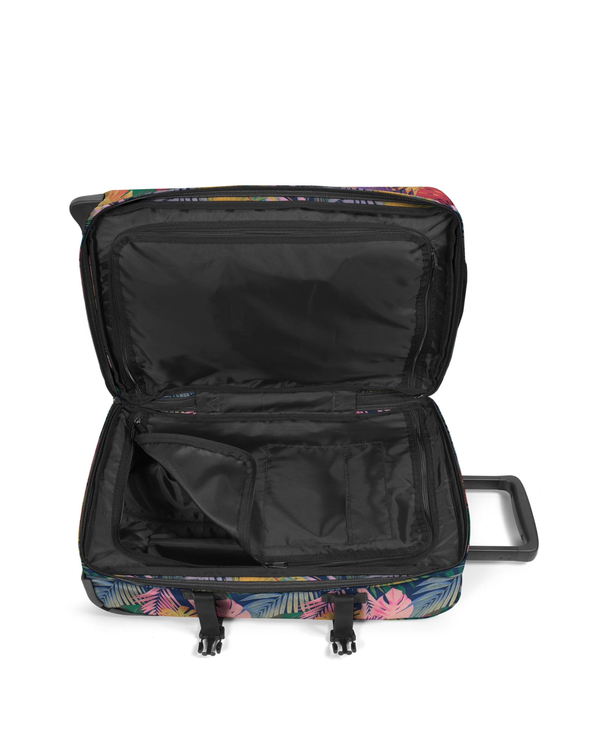 Eastpak Tranverz S Valise Cabine 42L (51 x 32,5 x 24 cm), Bagage à Main à roulettes, léger et résistant, Double Compartiment, poignée télescopique & Serrure TSA - Brize Retro Navy