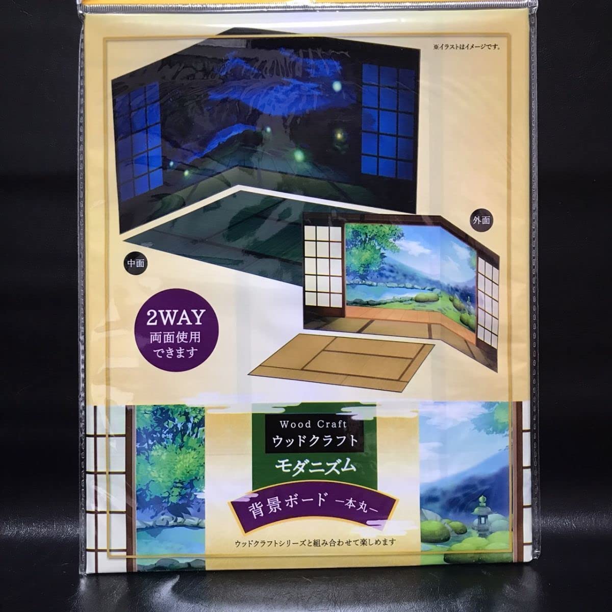 ミニチュアパーテーション　撮影ボード ミニチュア 木製 パーテーション ドールハウス 背景ボード 白
