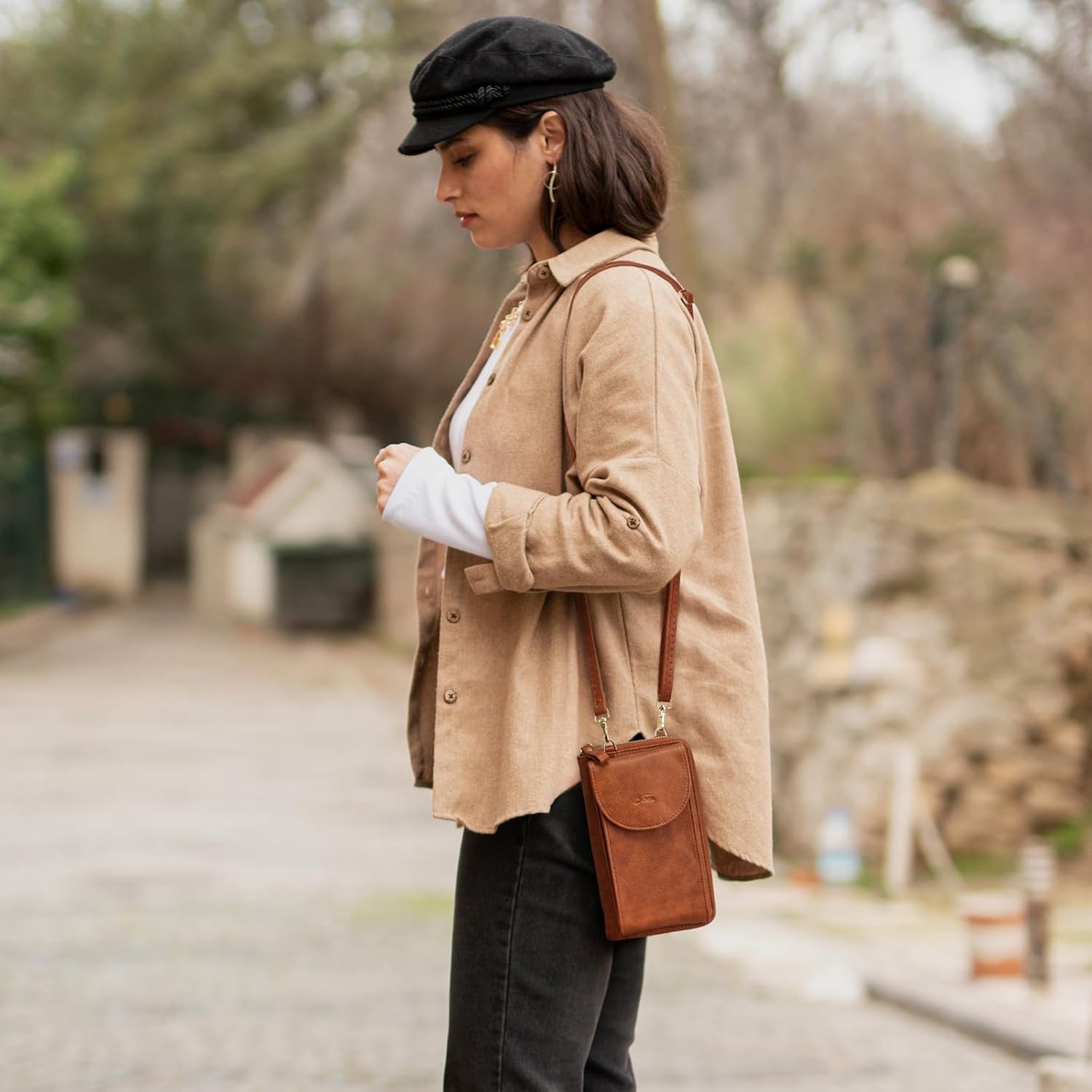 S-ZONE Small Crossbody Bags for Women Cell Phone Purse RFID Blocking Wallet Purses with Credit Card Slots - Image 2