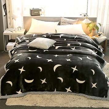 Flannel Fleece Lightweight Blanket All Season Fluffy Throw Blanket Winter Warm Throw Blanket for Couch Sofa Bed Light