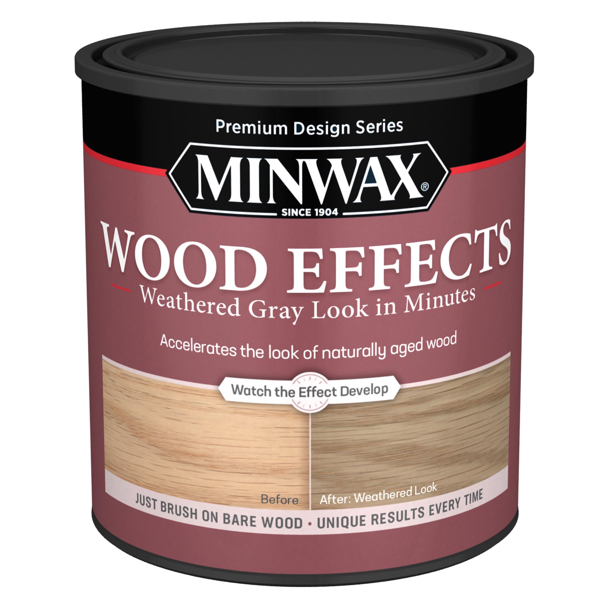 Minwax 402140000 Wood Effects, Weathered Gray, 1 Quart