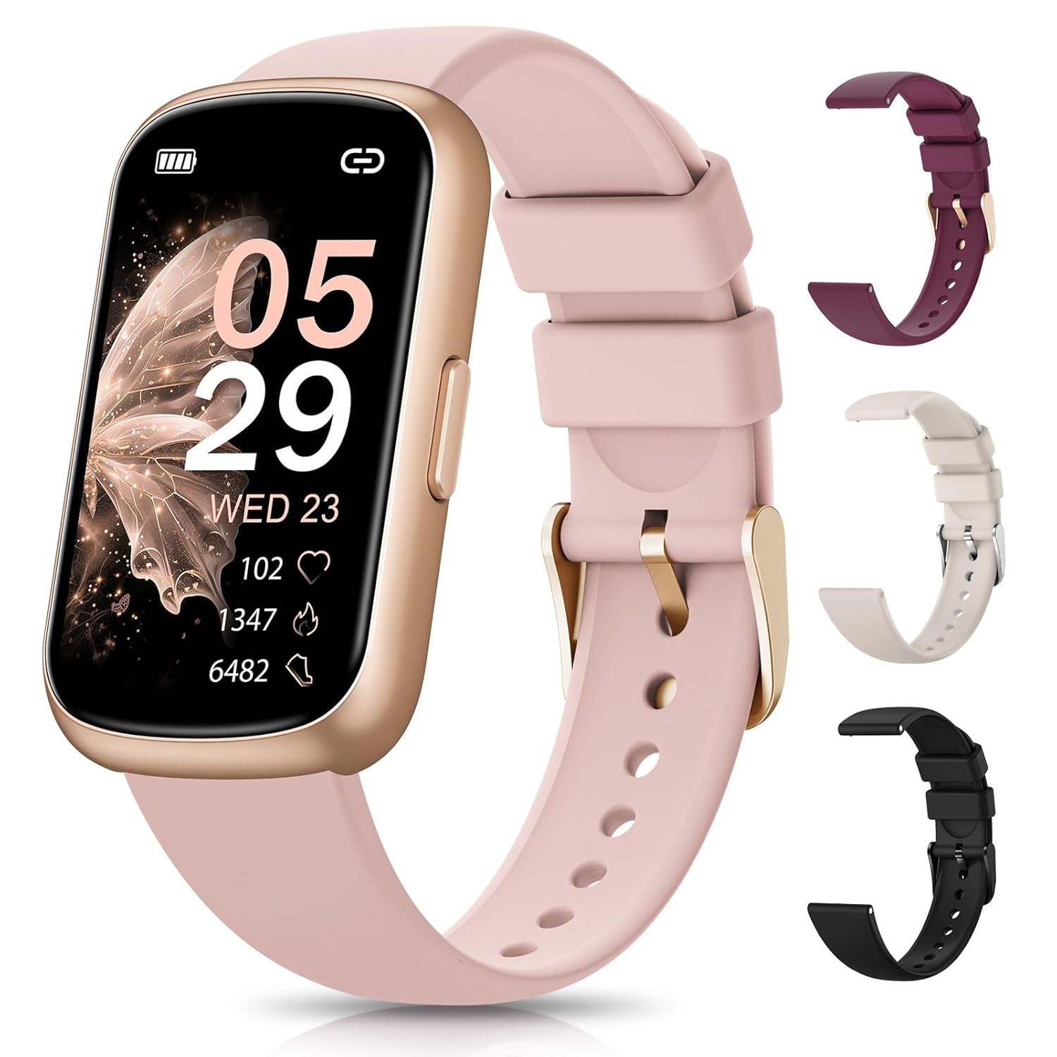 Fitness Tracker Smart Watches for Women with 24 7 Heart Rate Monitor Sleep Tracker Breathing Training 1 47