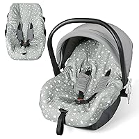 Vista 9 de Orzbow Funda Protectora para Asiento de Automóvil Infantil, Ajuste Universal, Cubierta Protectora para Asiento de Coche, Hecha de 100% Algodón