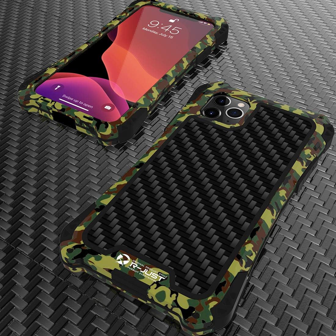Amаzіng 🔥 Feitenn iPhone 11 Pro Max Case Heavy Duty, iPhone 11 Pro Max Case Armor, Metal Cover Alloy Aluminum Military Bumper Soft Rubber Shockproof Outdoor Hard Defender for iPhone 11 Pro Max 6.5''- Camouflage