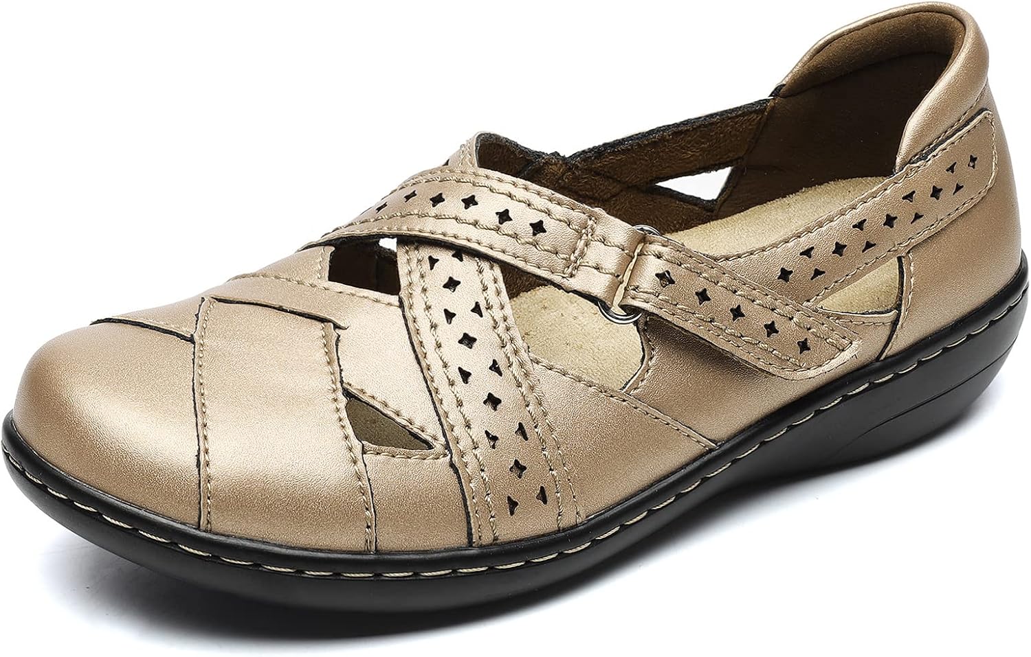 TERRIKAT Women's Casual Loafers Cute Slip On Comfort Walking Flats Leather Driving Moccasins Fashion Closed Toe Boat Shoes - Image 4