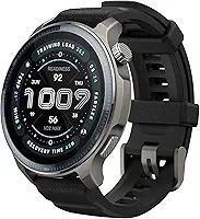 Amazfit Balance 2 Smartwatch Original 2 Pulseiras Smartwatch 47mm AMOLED Display de Vidro Safira, Mapas Offline, GPS Dual Band, 21 Dias de Autonomia, 170+ Modos de Esportes_Preto