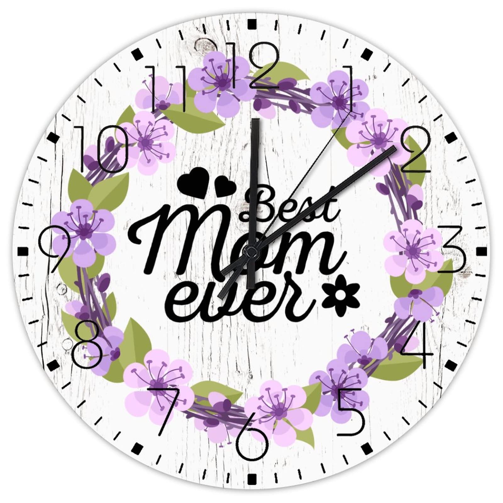 Horloges murales en bois de 38 cm pour créer une ambiance de porche rustique