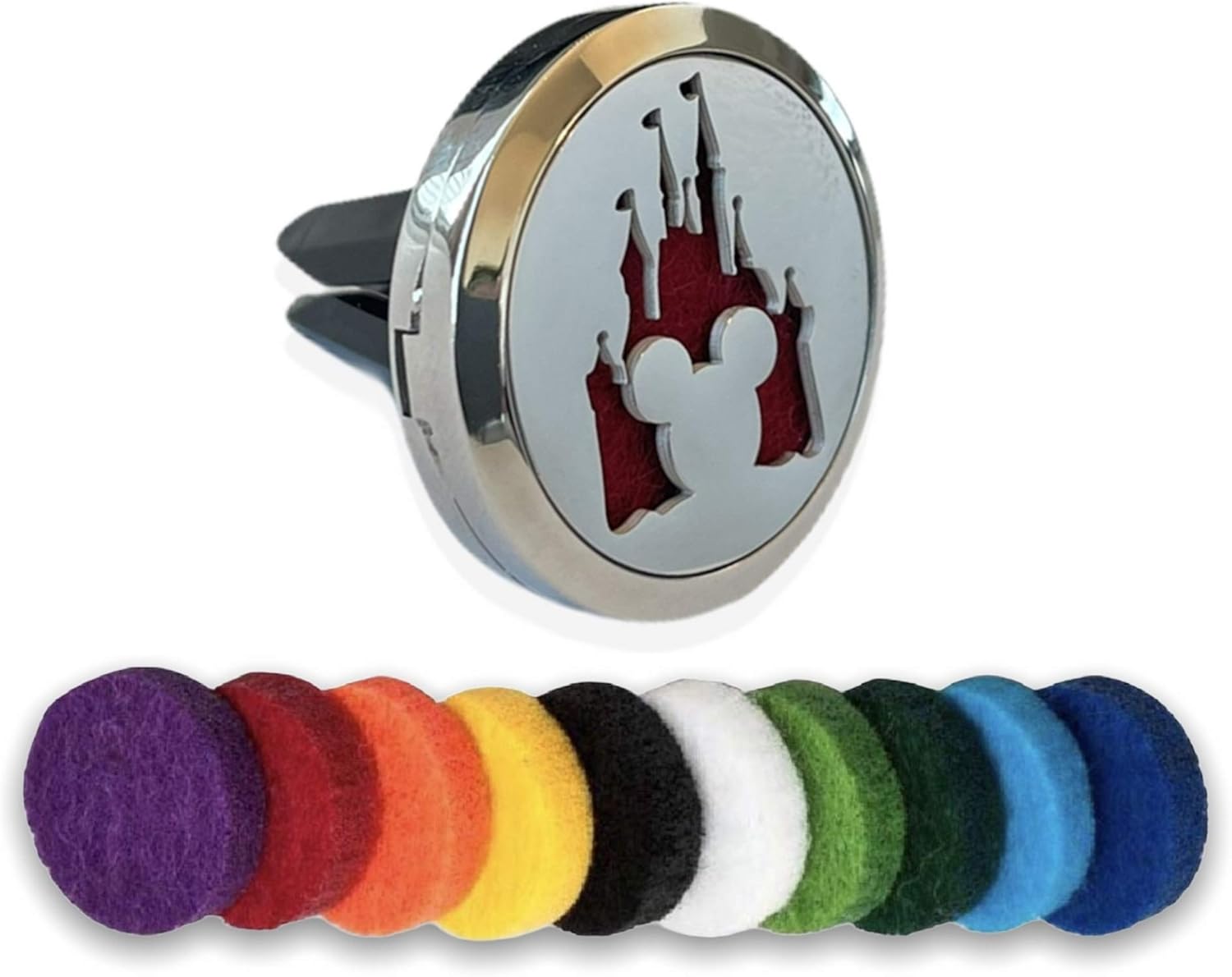 FIKA Mickey Mouse Car Air Freshener Vent Clip Locket