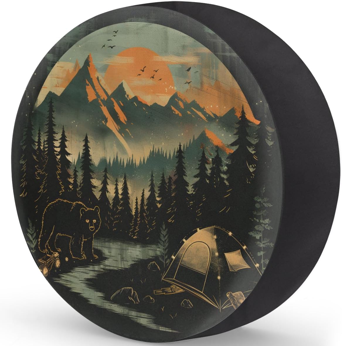 Bear Spare Tire Cover Waterproof Dust-Proof Spare Wheel Covers image 2