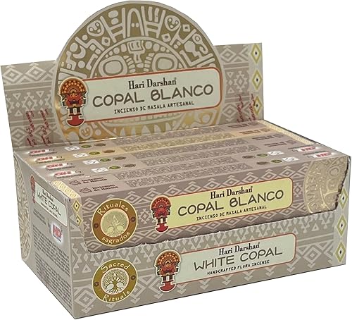 Miniatura 2 de Hari Darshan - Varillas de incienso hechas a mano, 12 cajas x 15 varillas, total de 180 varillas (cobre blanco)