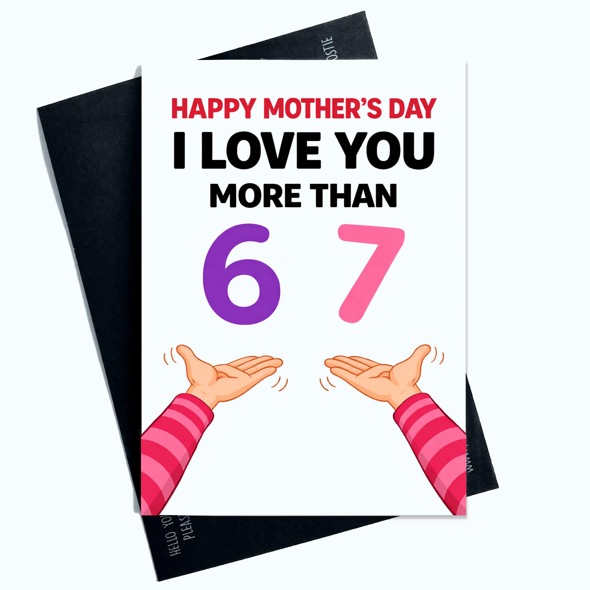Peachy Antics Funny Mother’s Day Card for Mum from Daughter – 6/7 Joke Card, Humorous Mother’s Day Greeting Card, Novelty Quote Card for Mum, Funny Mum Card A5 SP453