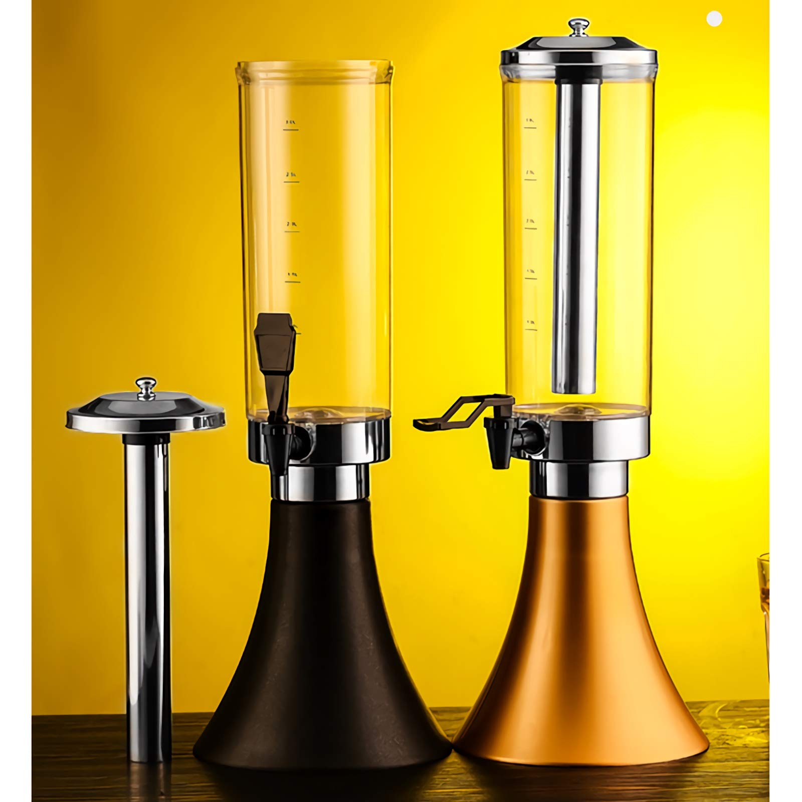 Nikou-Ice Tube, Réutilisable En Acier Inoxydable Glace Tube Boisson Refroidisseur De Refroidissement Plateau Pierre Pour Whisky Vin 8pcs