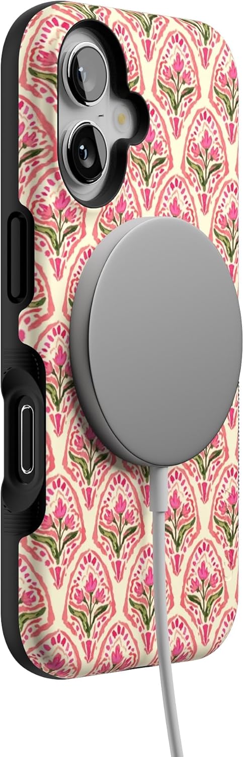 Casely iPhone 16 Case | Tulip Tapestry | Jenna Palek x Casely | Bold Protective Design | Compatible with MagSafe - Image 6