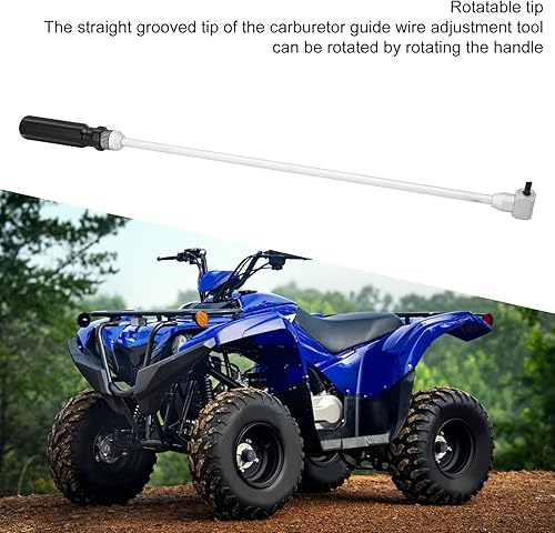 Miniatura 3 de Otufan Herramienta de ajuste de tornillo piloto  Accesorios de ajuste de reparación de carburador  18.89 pulgadas con destornillador de acero