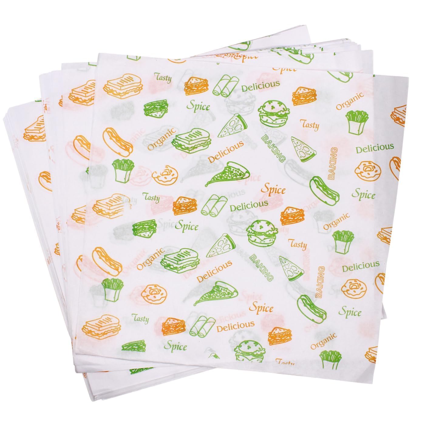 CatLoom MAKEUPBAR Butter Paper Roll for Roti, Chapati, Paratha, Sandwich, Burger, Heavy Duty Food Wrap, Lunch Box Safe (Sheet 1kg-280pc)