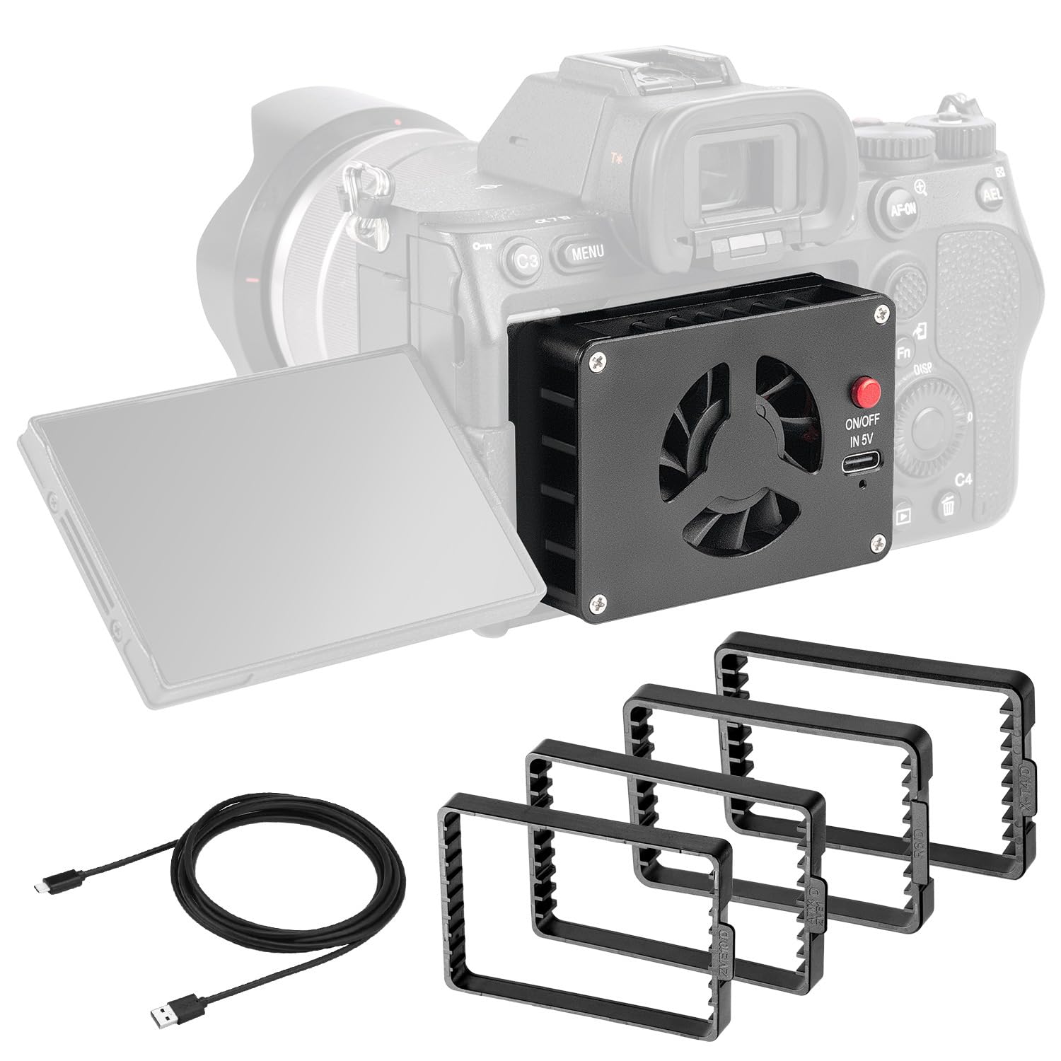 Cooling Fan Sony A7 Iii Overheating Mini Cooling Fan For Sony