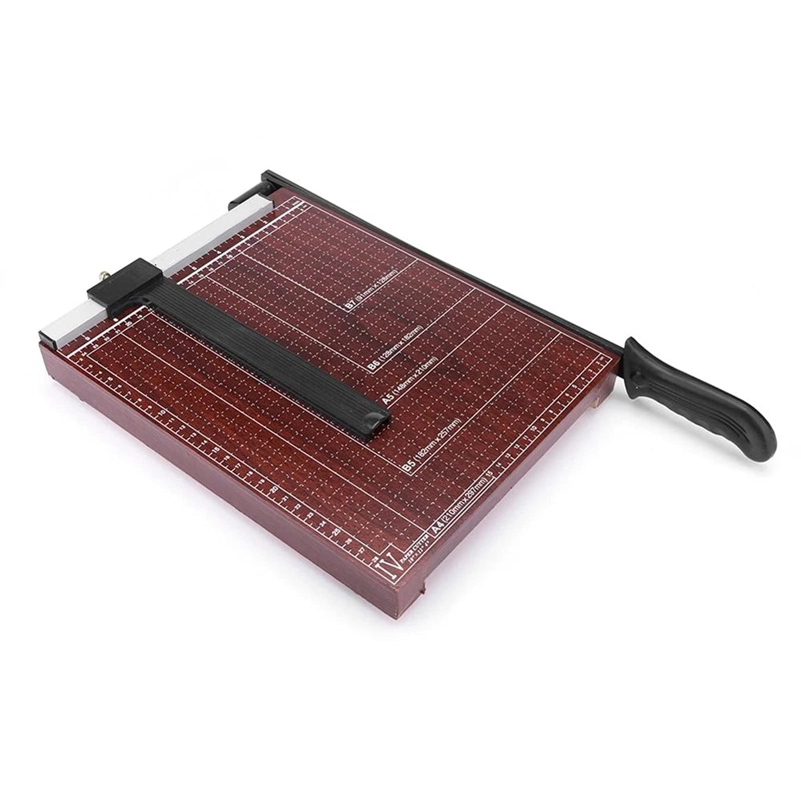 Papierschneider, A4, Papierschneidemaschine, Für Zuhause, Büro, Schule, Papier, Fotoschneidewerkzeuge, Professionell (Braun, 32 X 25 X 5 cm) (Braun, 32 X 25 X 5 cm)