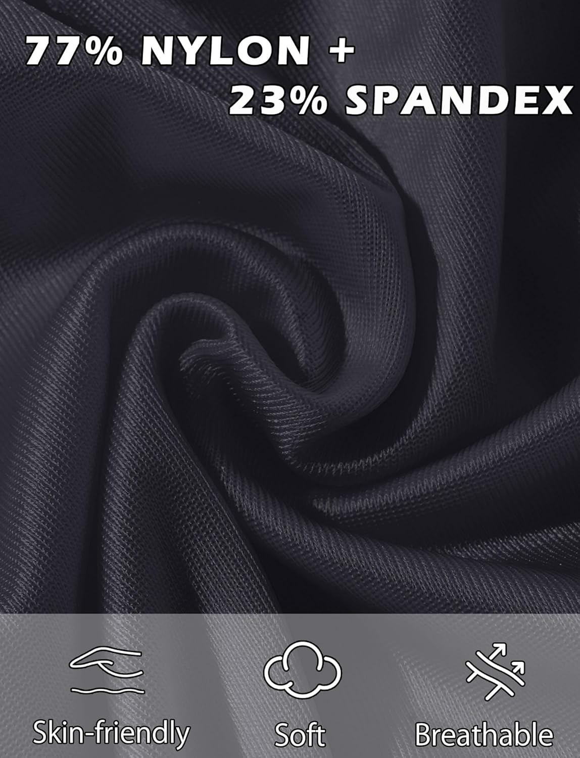 FEOYA Men's Shiny Glossy Shorts Jumpsuit Athletic Supporters One Piece Bodysuit for Club Party - Image 5