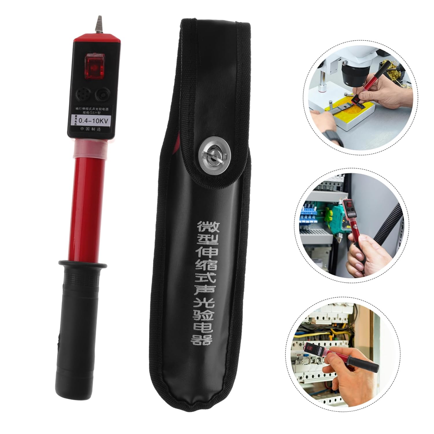 Voltage Tester Pen Electrician Tool Retractable Circuit Tester - Non-Contact Voltage Detection