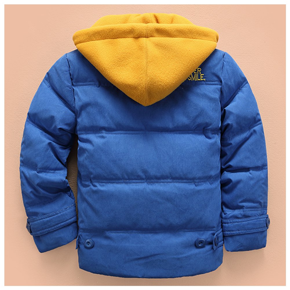 Winterjacke für Kinder Jungen Mädchen Daunenjacke mit Kapuze