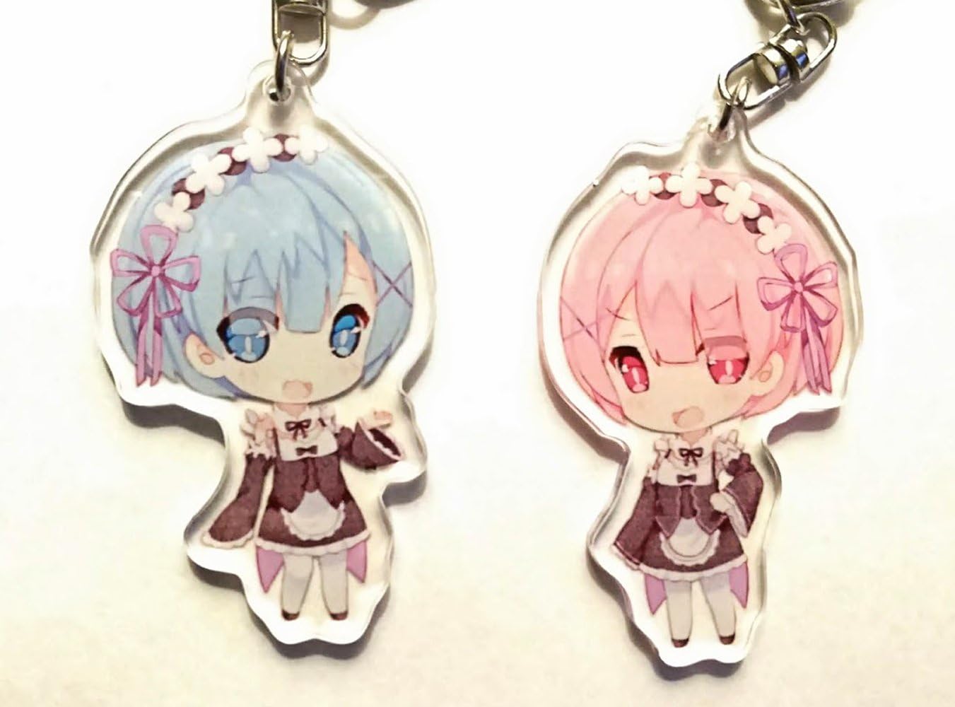 Re: Zero Rem and Ram Keychain - Rem Keychain - Ram Keychain