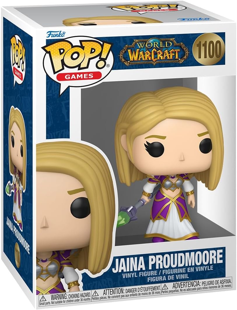 Funko Pop! Games: World of Warcraft - Jaina Proudmoore - Collectable Vinyl Figure - Gift Idea - Official Merchandise - Toys for Kids & Adults - Video Games Fans - Model Figure for Collectors
