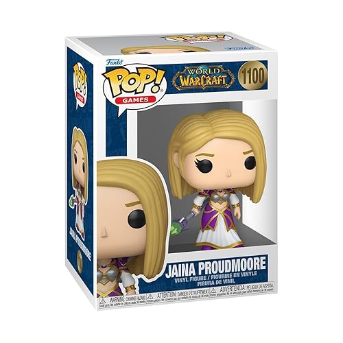 Funko Pop! Games: World Of Warcraft - Jaina Proudmoore - Collectable Vinyl Figure - Gift Idea - Official Merchandise - Toys for Kids & Adults - Video Games Fans - Model Figure for Collectors