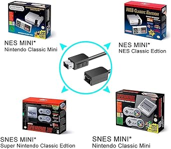 TENINYU 2-Pack SNES Classic Controller Extension Cable 10Ft, Extension Power Cord for 2017 & 2016 Mini Versions of Super Nintendo and NES [Classic Edition] & [Nintendo Classic Mini] & Wii U
