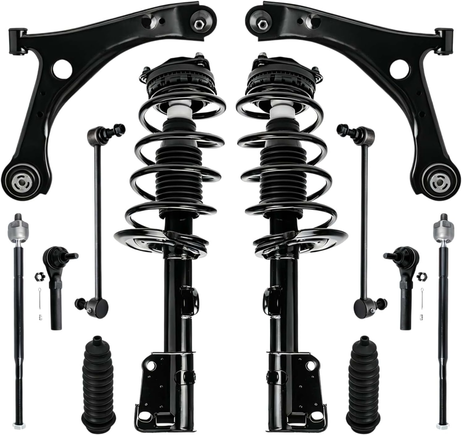 Front Strut Control Arm Tie Rod Kit 171128 Fits for Chrysler for Dodge