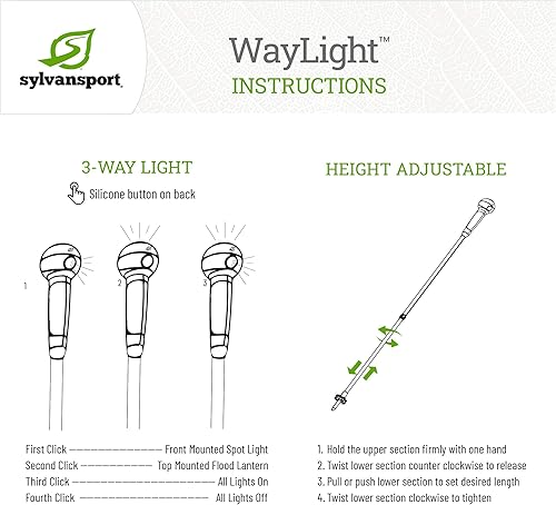 Miniatura 5 de WayLight - Luz LED multifuncional para acampar y bastón de senderismo