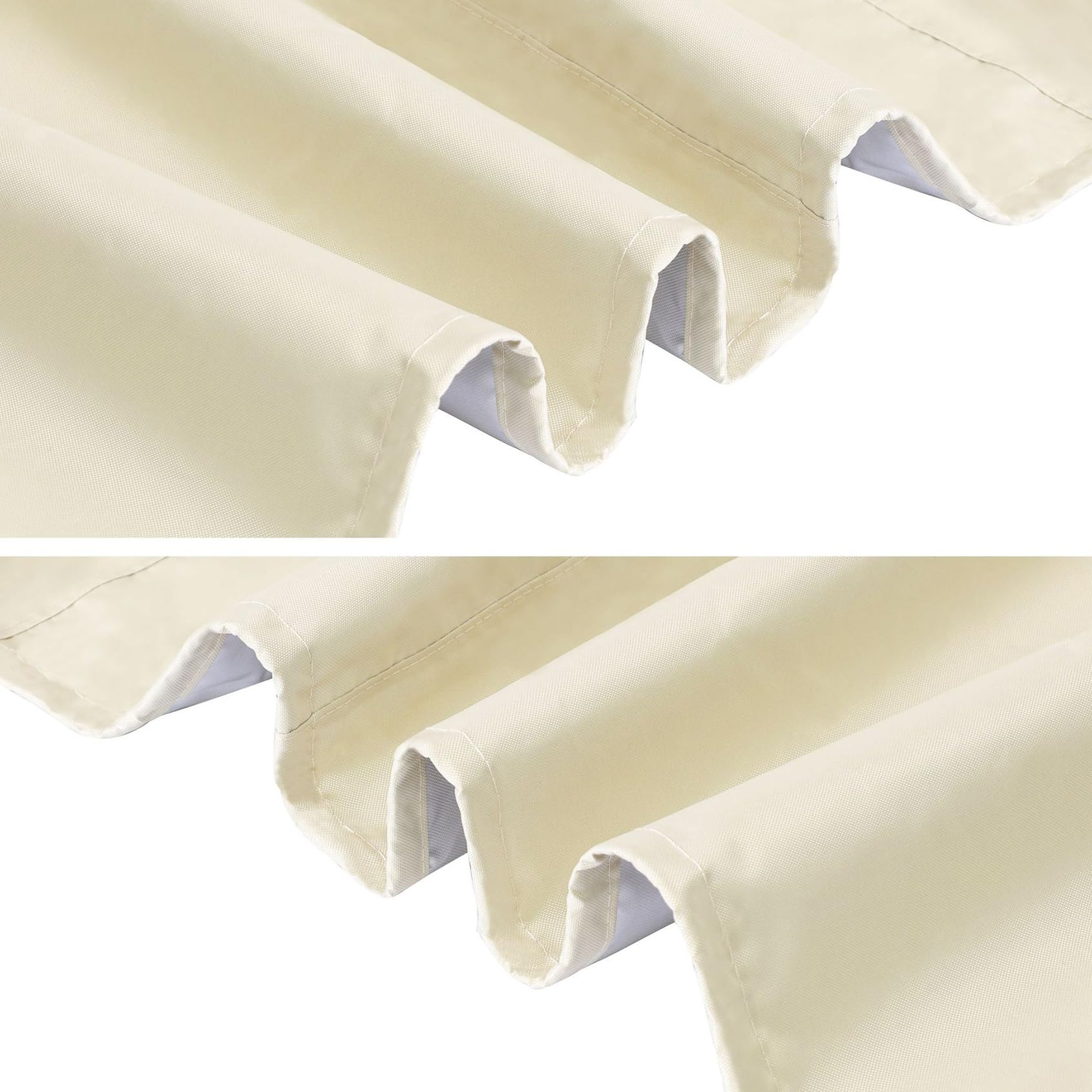 Funda Protectora Muebles Jardin 300 x 400 x 300 cm Anti-UV, a Prueba de Polvo y Viento, Funda Muebles de Jardín, para Muebles de Exterior Sillas Mesas, Beige