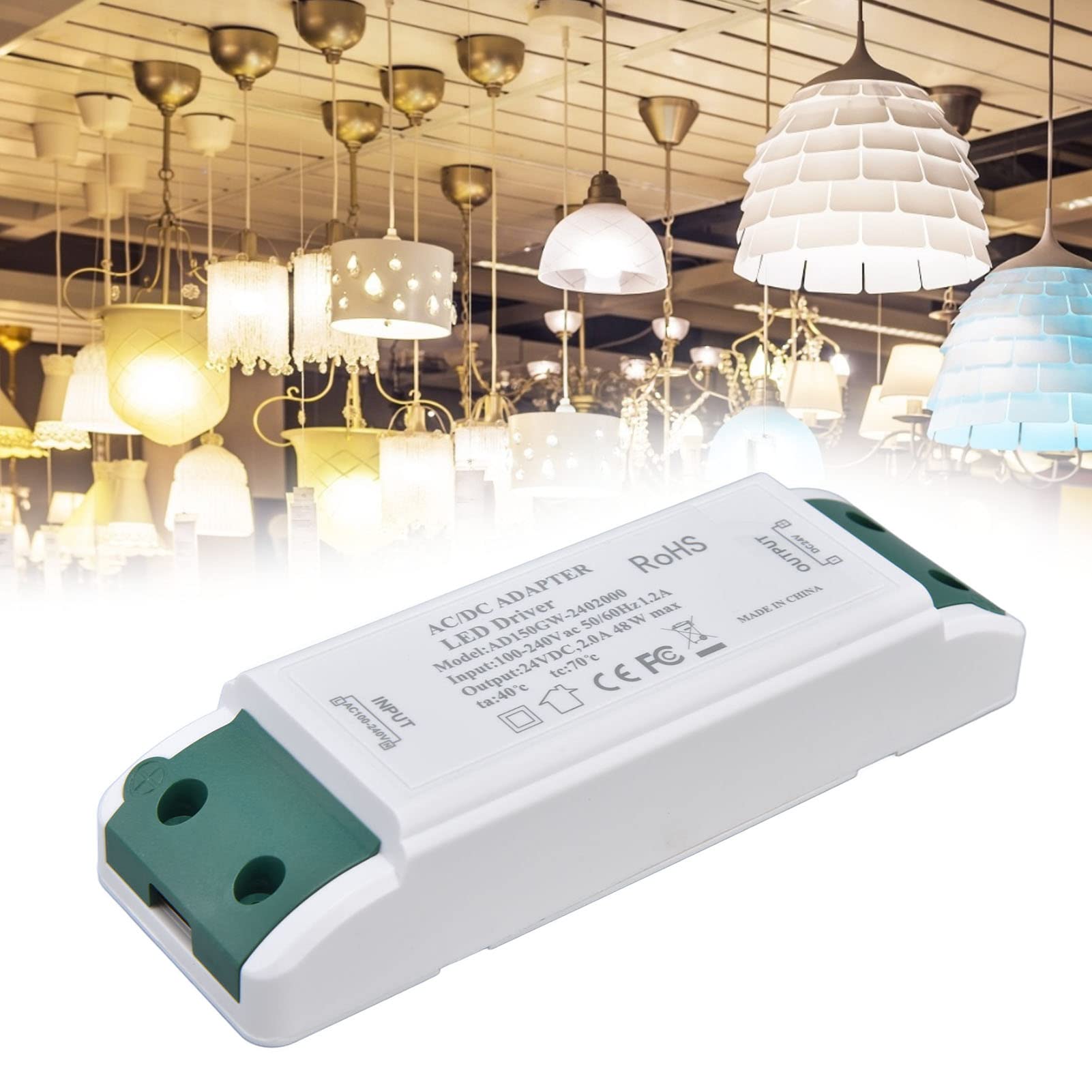 KSIBNW Alimentatore 12V Trasformatore AC 220V a DC 12V 1A 12W, Slim LED Trasformatore Trasformatori Netzteil Interruttore Adattatore Tensione Costante Alimentatoredi Bassa per Lampade Striscia LED