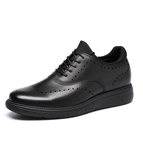 DECARSDZ Mens Dress Casual Oxfords Shoes Lace-up Fashion Shoes Brogue Shoes for Men