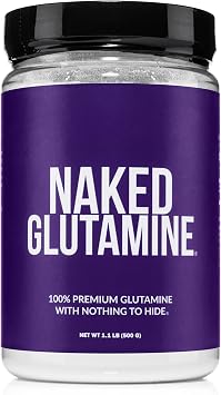 Pure L-Glutamine Made in The USA - 100 Servings - 500g, 1.1lb Bulk, Vegan, Non-GMO, Gluten and Soy Free. Minimize Muscle Breakdown & Improve Protein Synthesis. No Additives